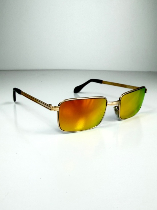 Deadstock Vintage Frames Co Venus Vita Gold Filled Rectangle Watermelon Lens Set main image 5